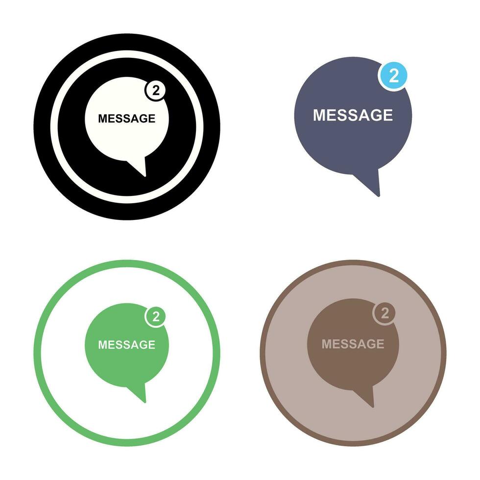 Message Bubbles Vector Icon