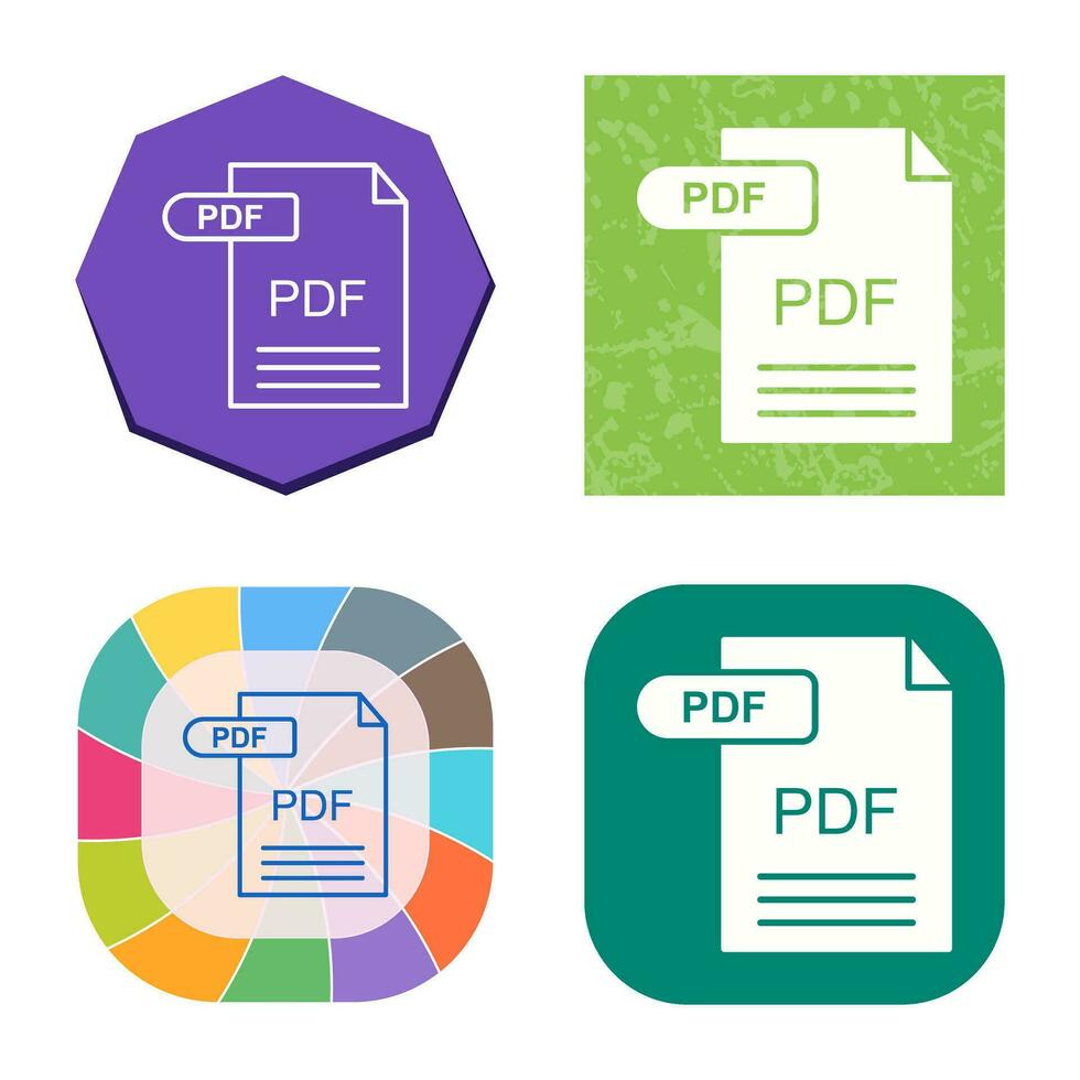 PDF Vector Icon