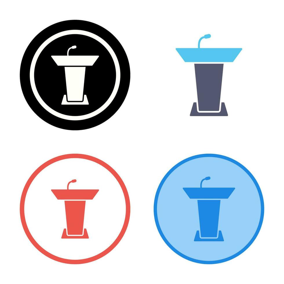 Podium Vector Icon