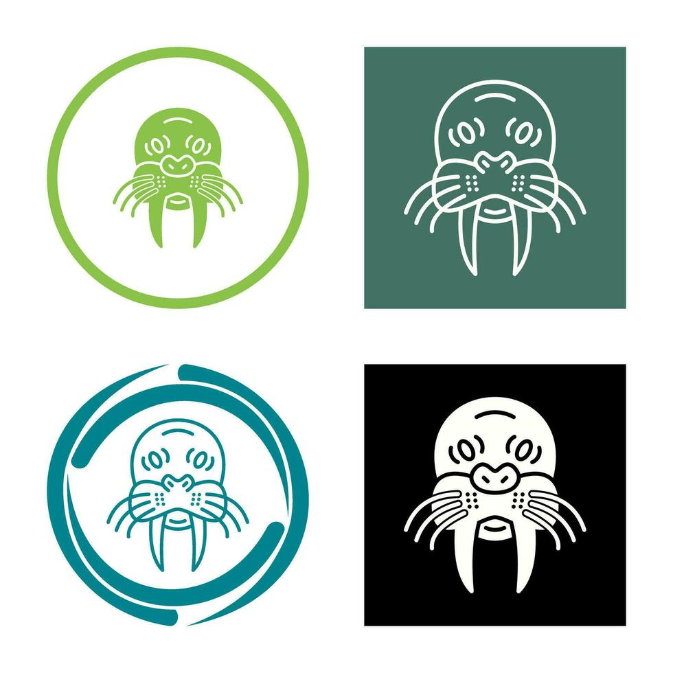 Walrus Vector Icon