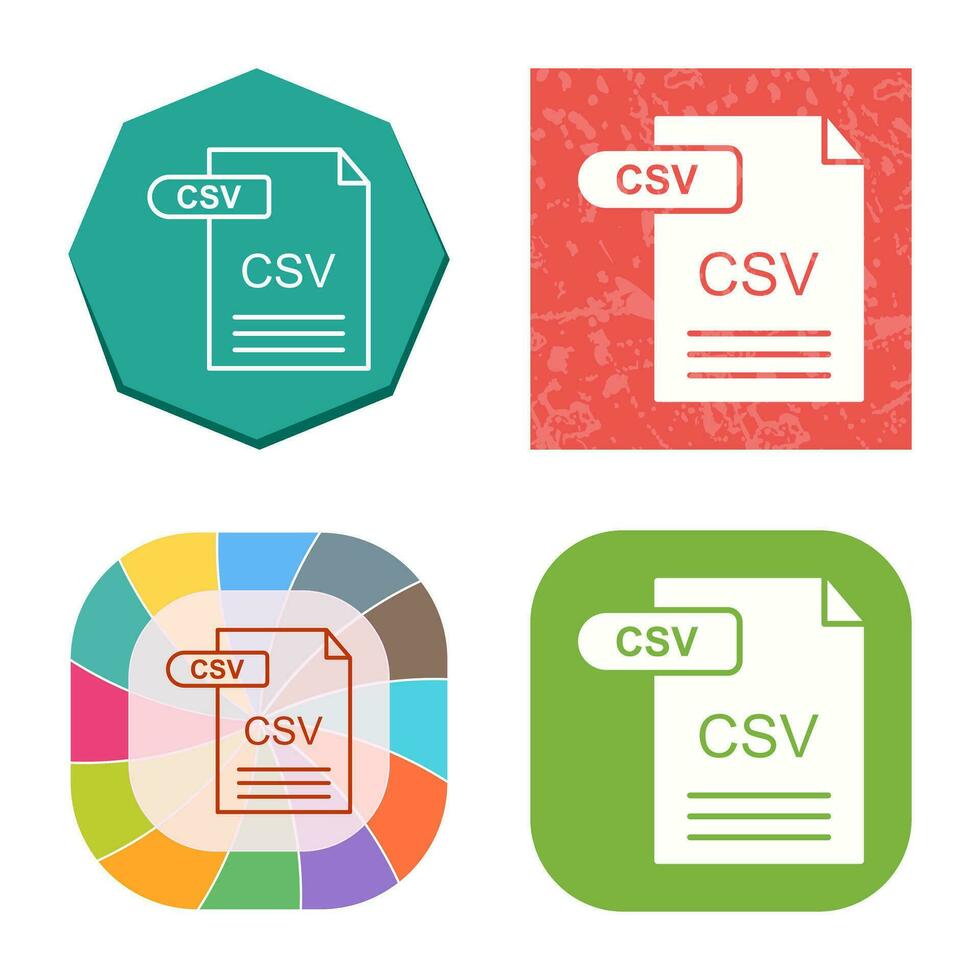 CSV Vector Icon