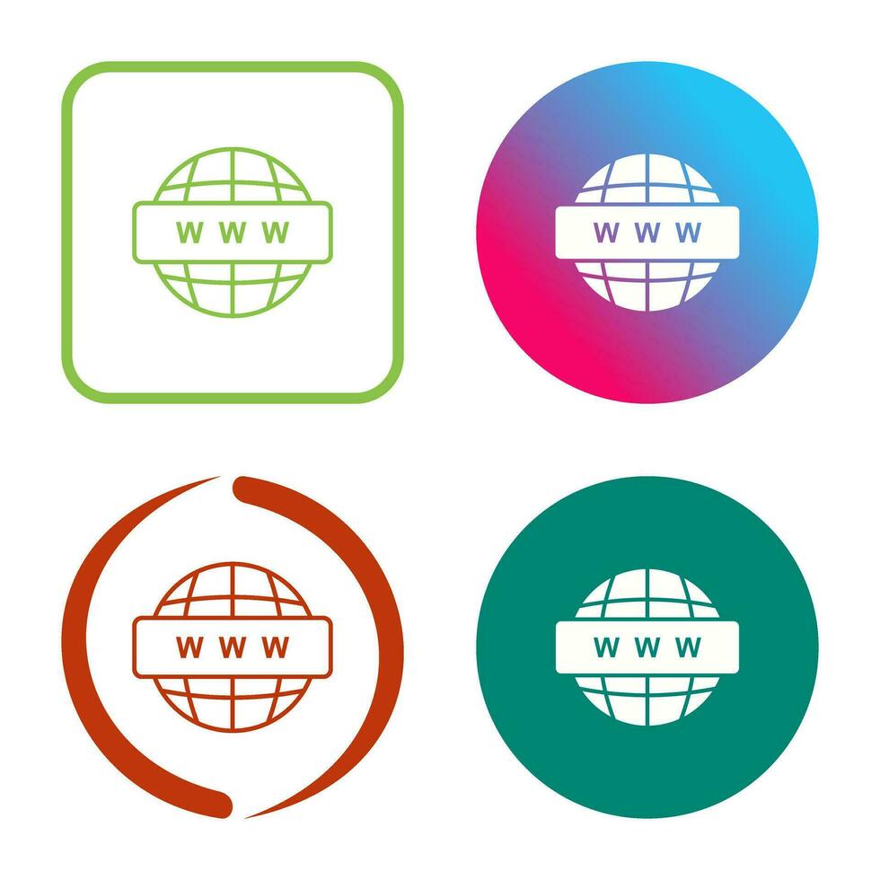 World Wide Web Vector Icon