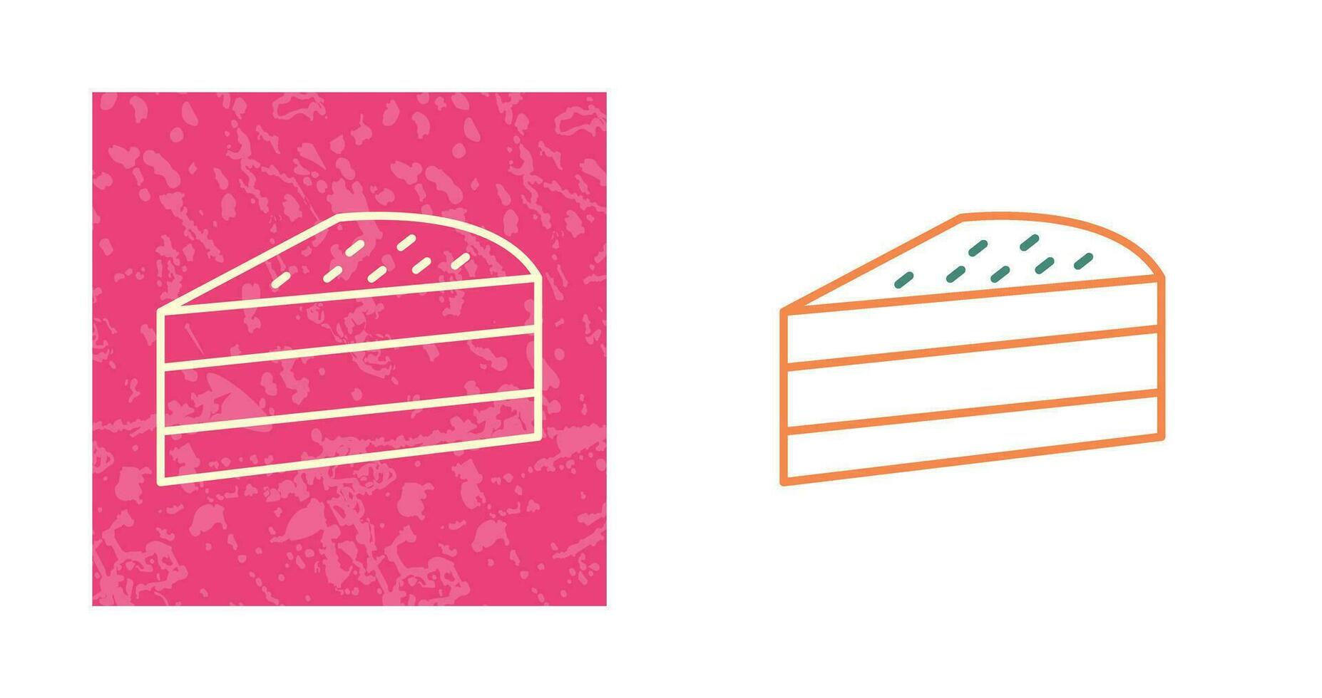 Cake Slice Vector Icon