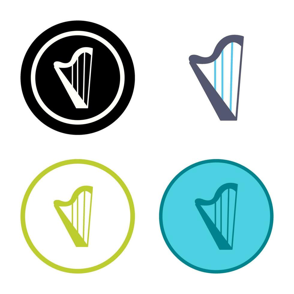 Harp Vector Icon