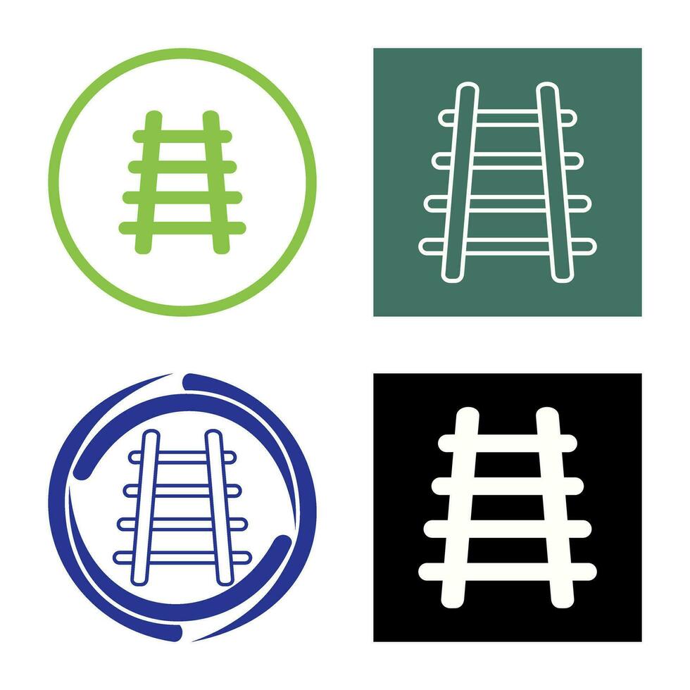 Train Tracks Vector Icon
