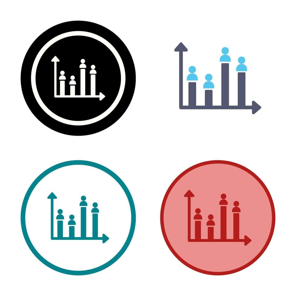 Candidate Graph Vector Icon