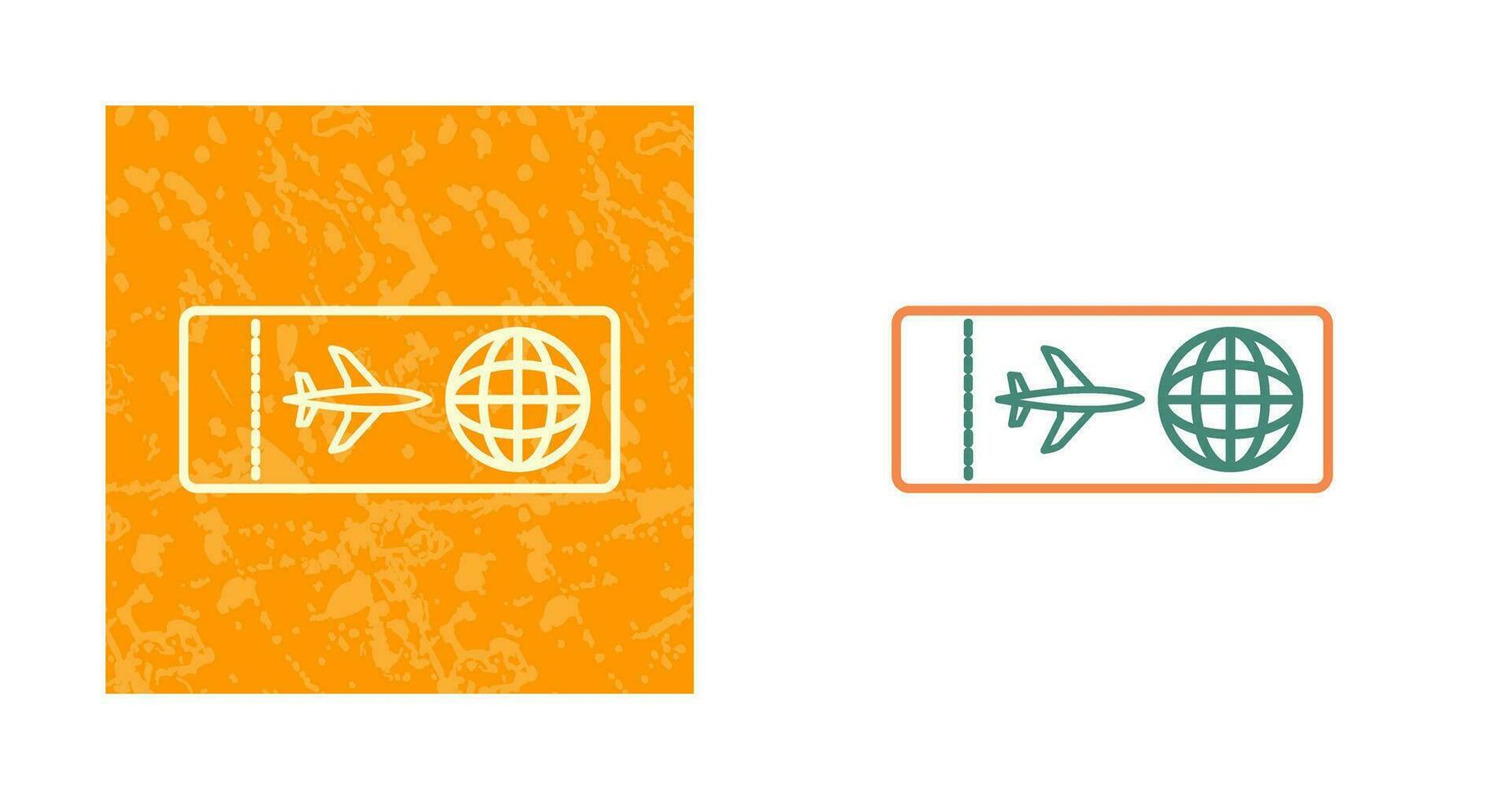 Plane Tickets Vector Icon