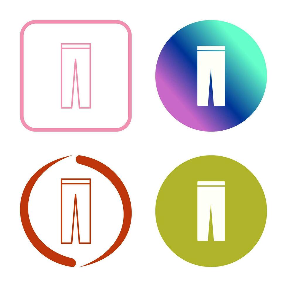 icono de vector de pantalones