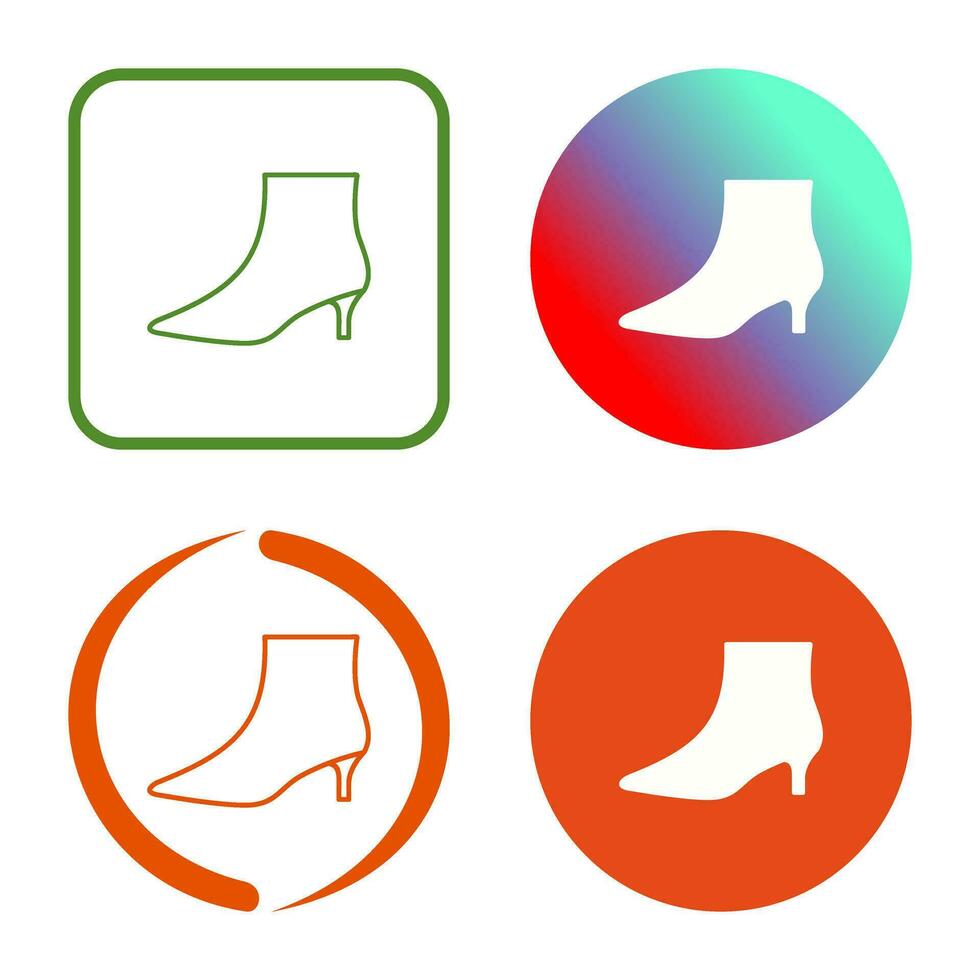 Boots with Heels Vector Icon