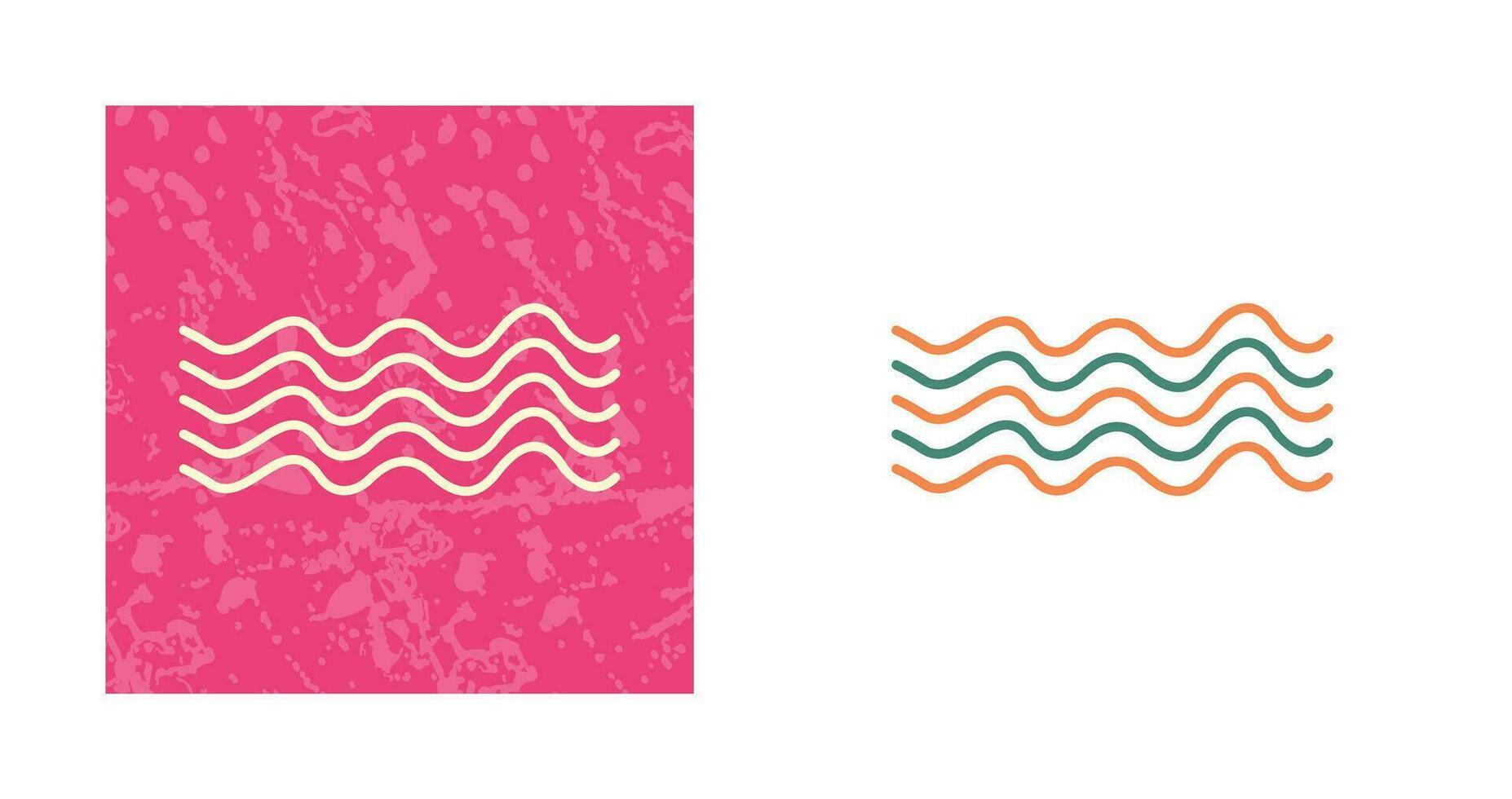 Magnetic Waves Vector Icon