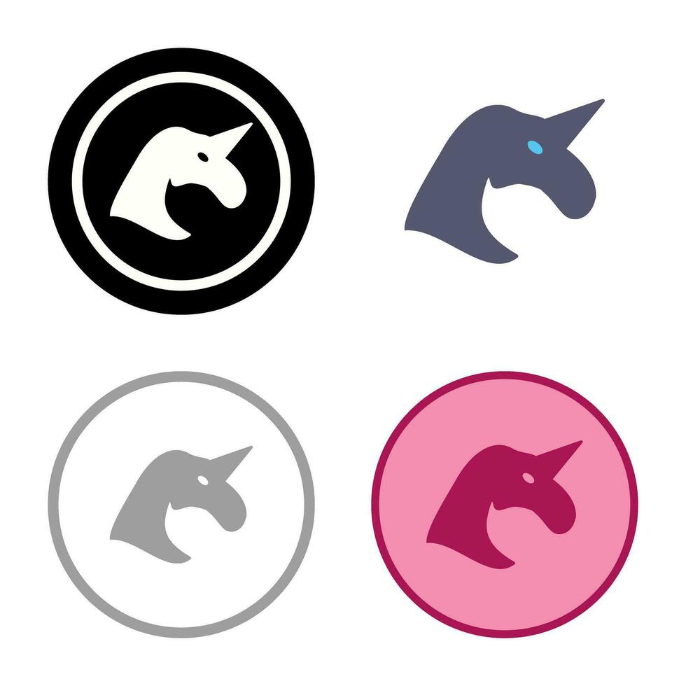 Unicorn Vector Icon