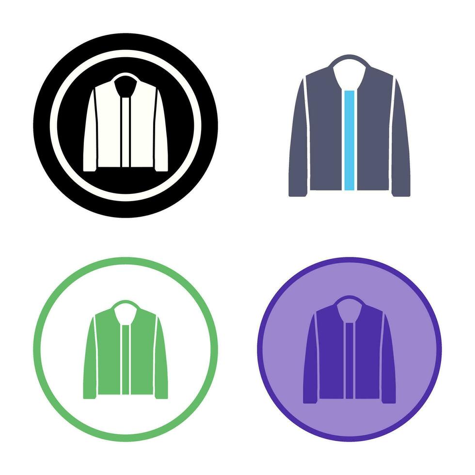 icono de vector de chaqueta