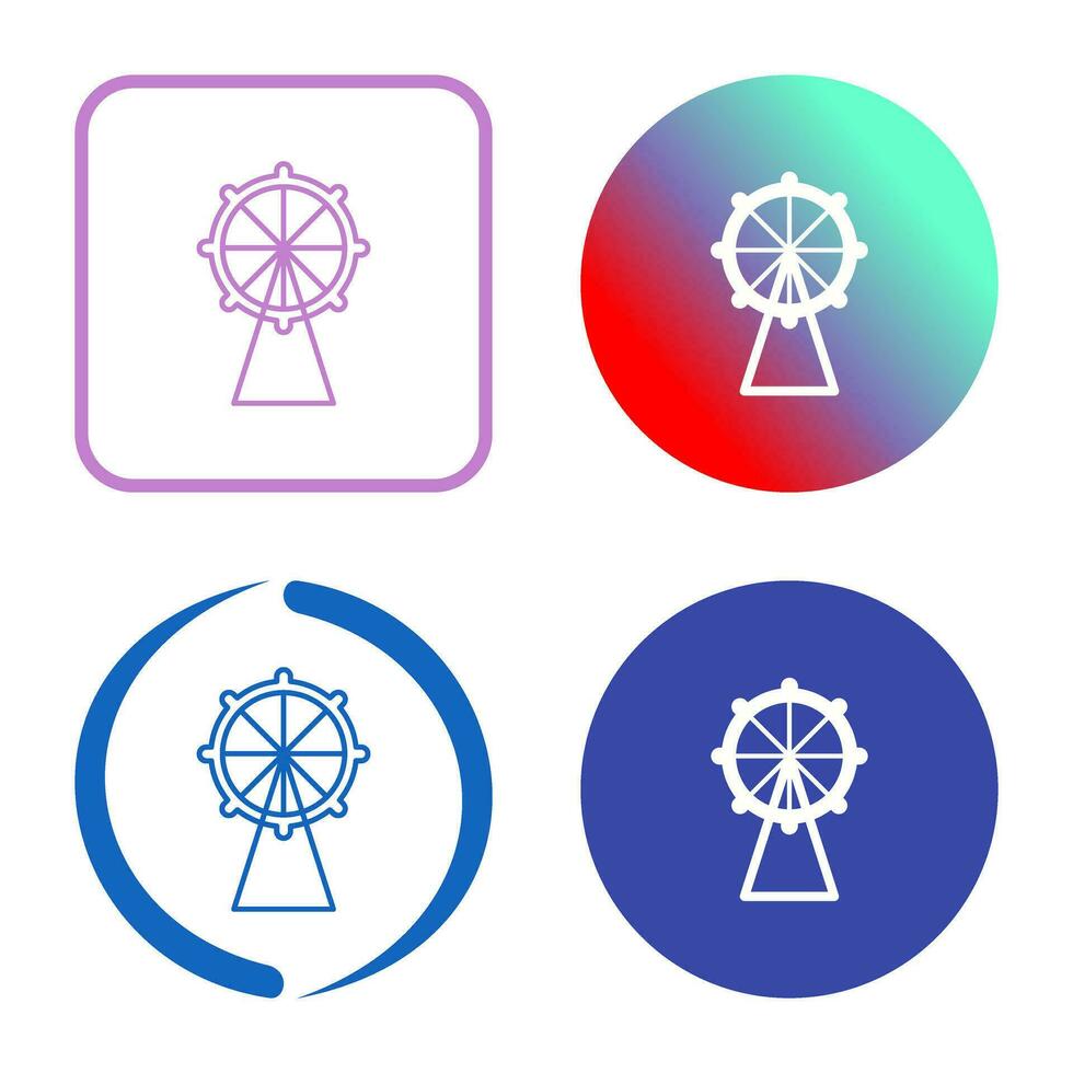 Ferris Wheel Vector Icon