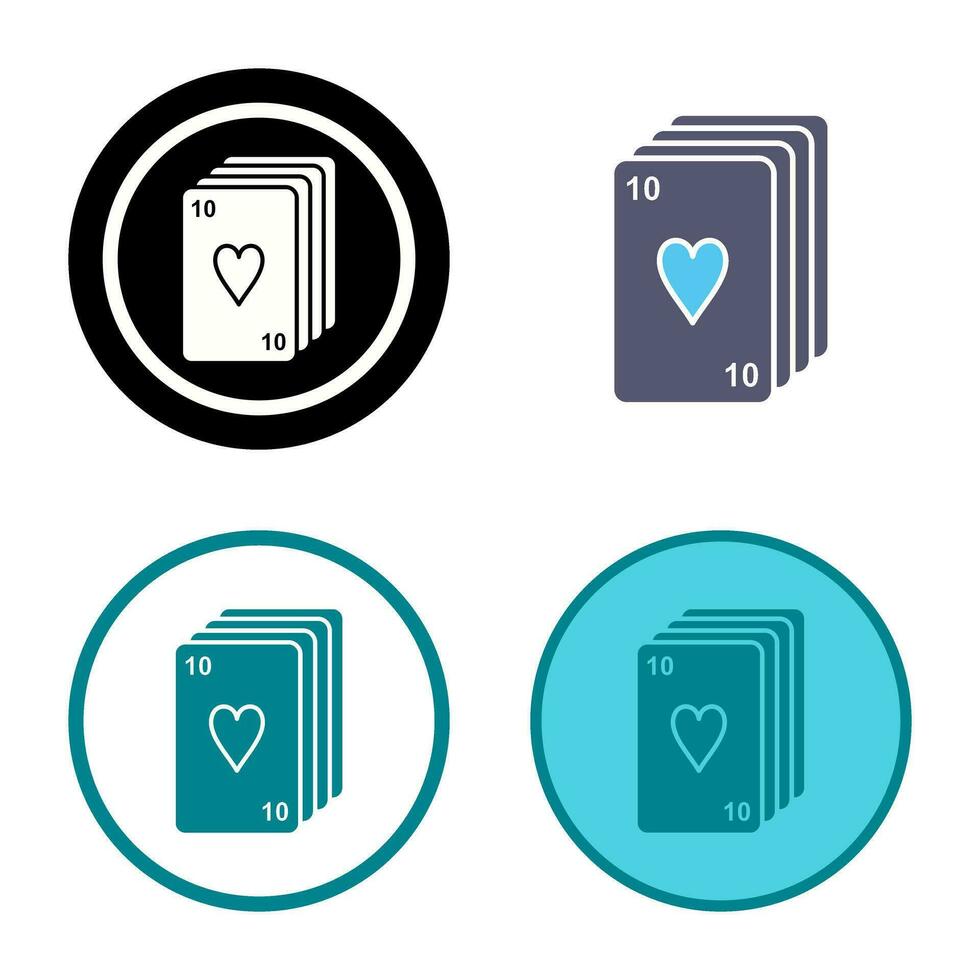Deck of Cards Vector Icon