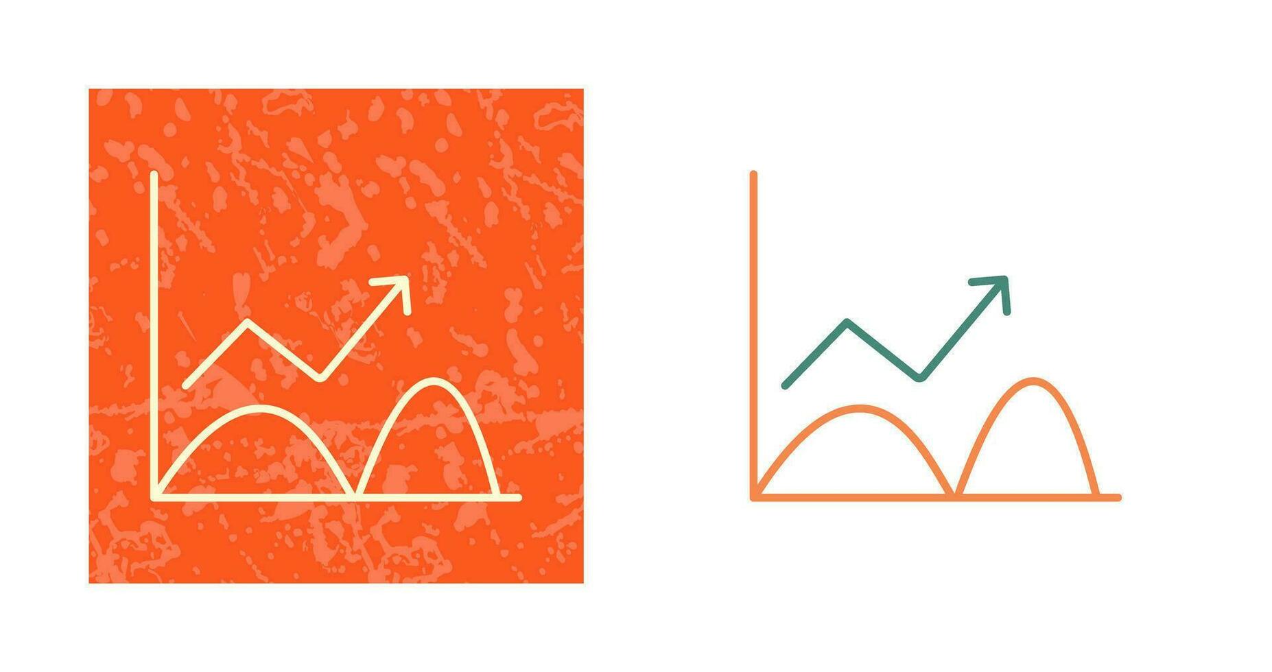 Trend in Graph Vector Icon