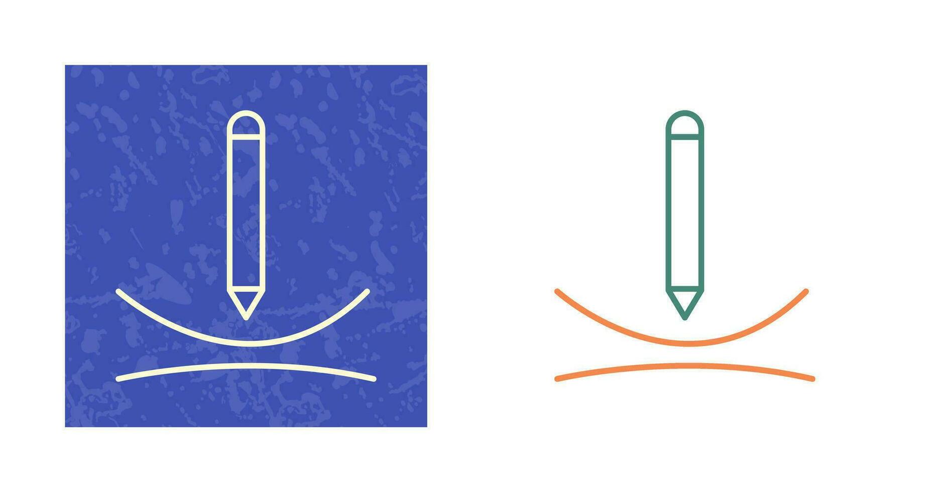 Draw Curve Vector Icon