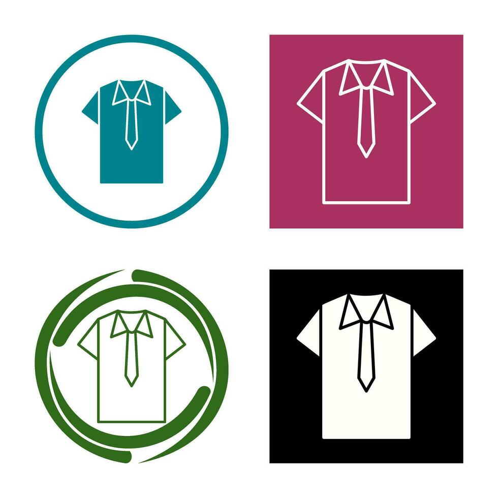 Shirt and Tie Vector Icon