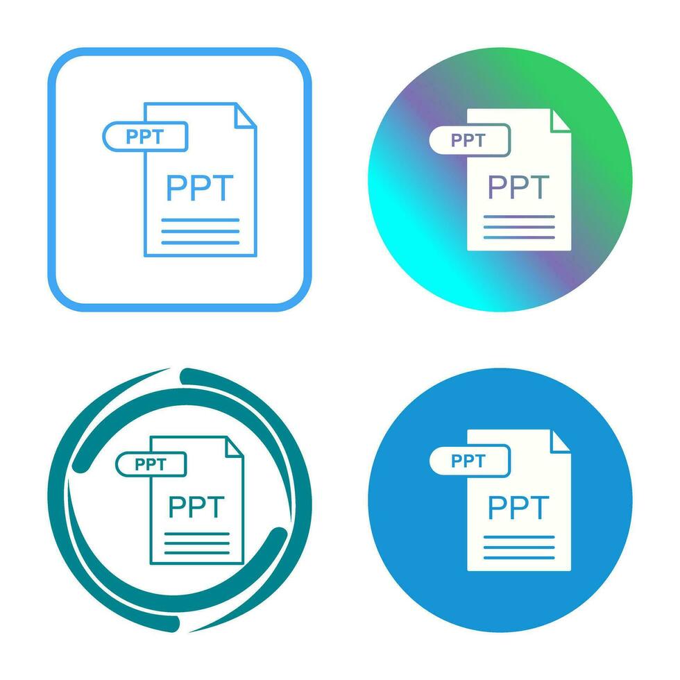 PPT Vector Icon