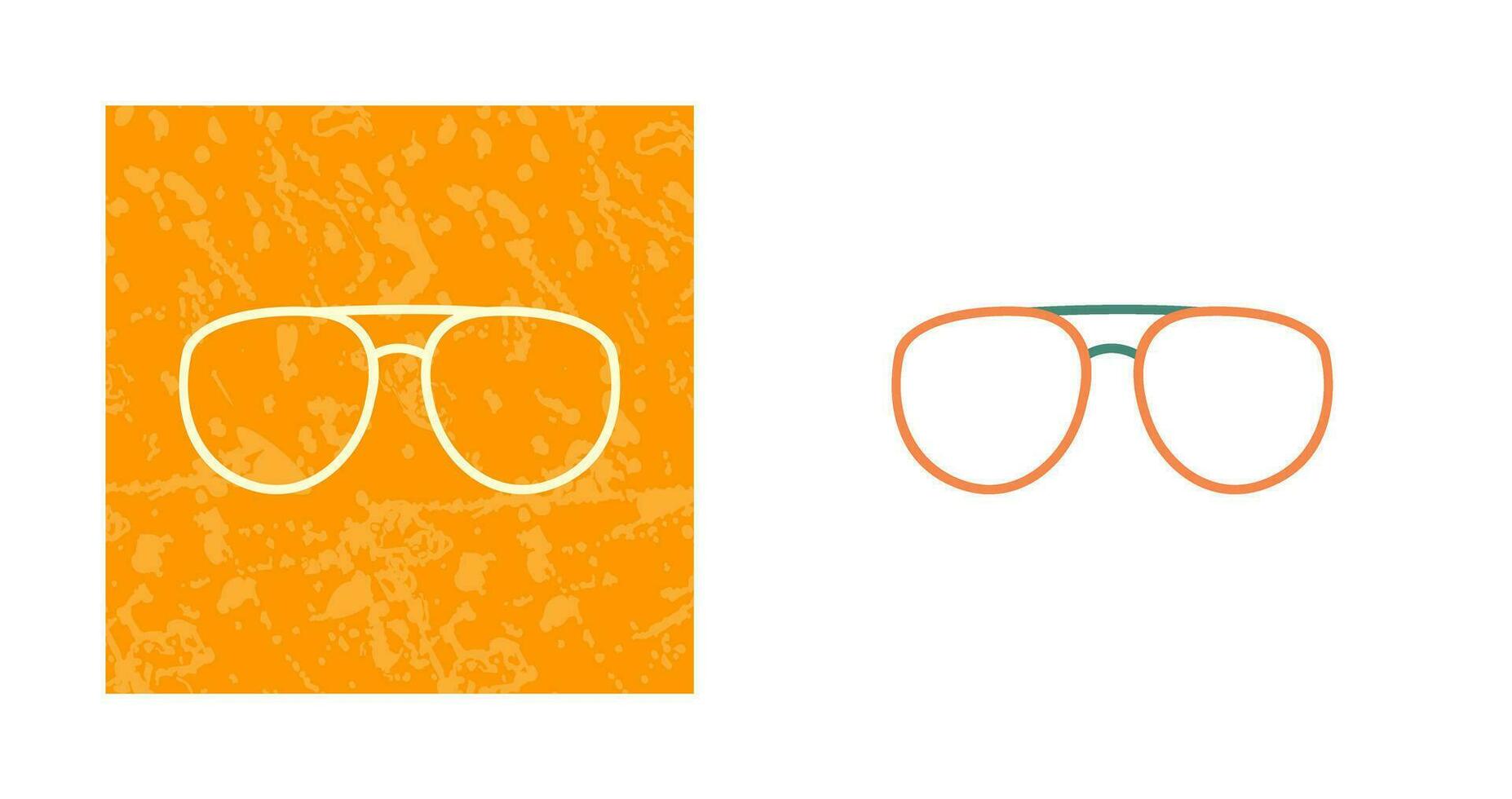 Unique Glasses Vector Icon