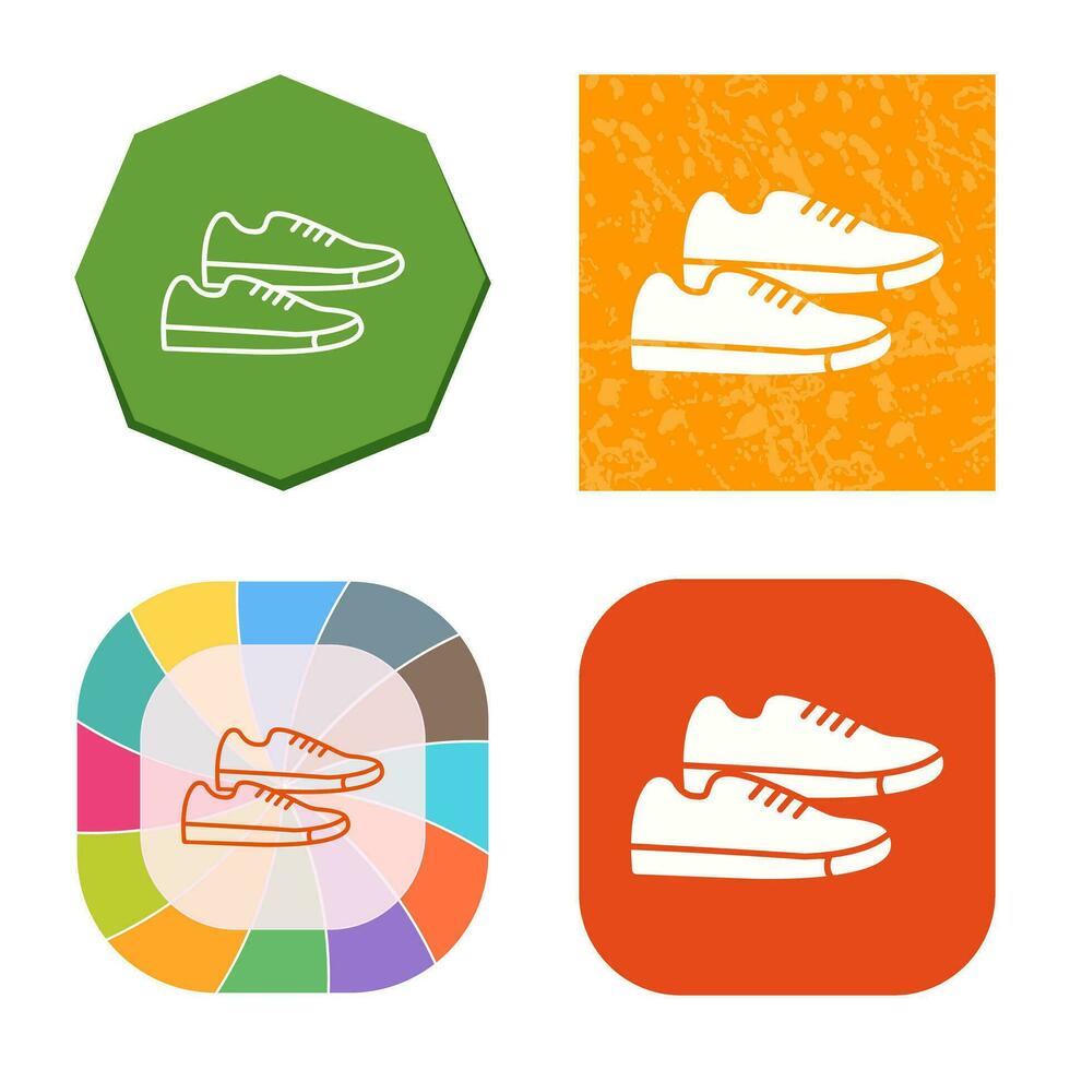 icono de vector de zapatillas