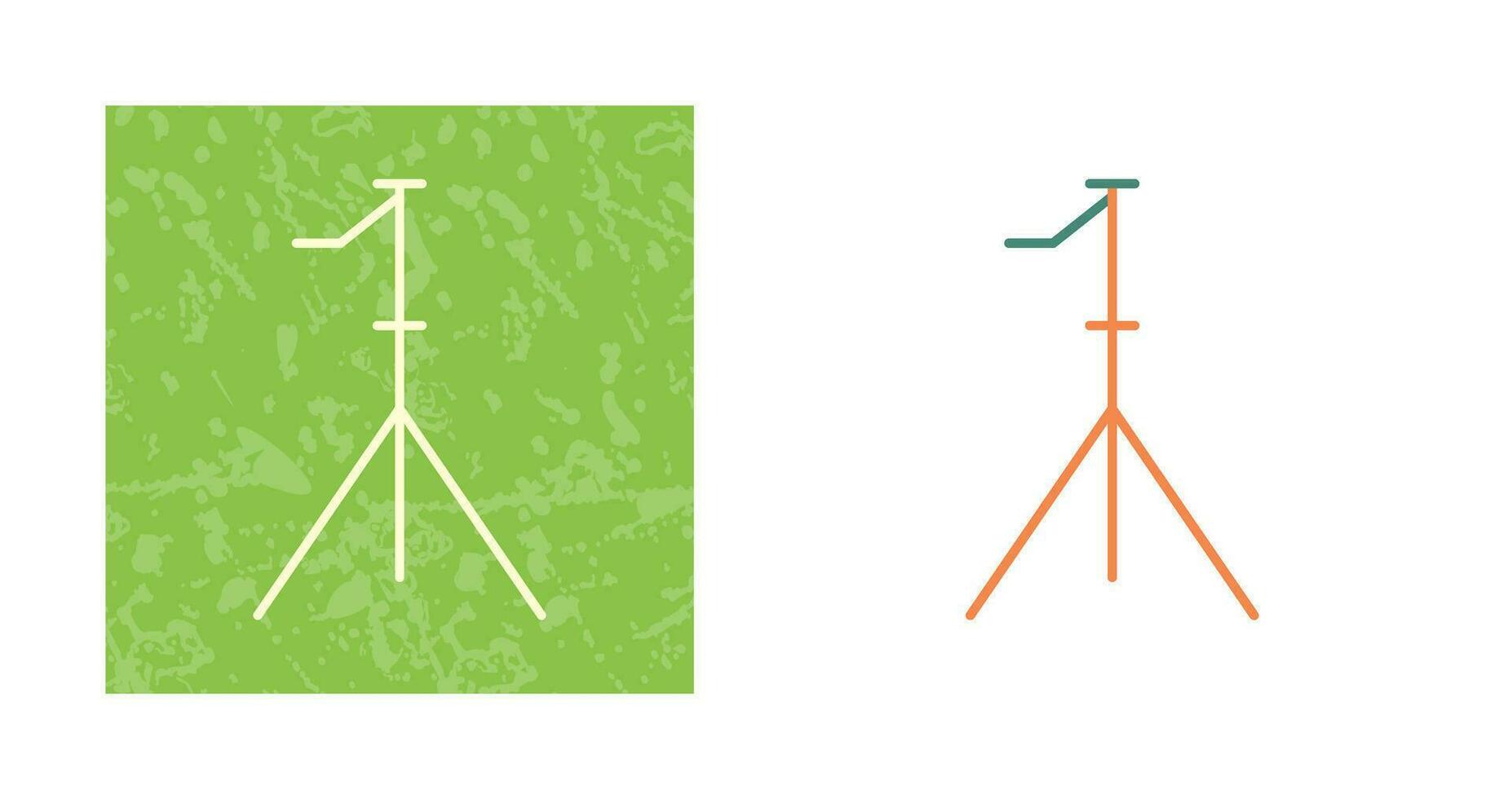 Unique Stand Vector Icon