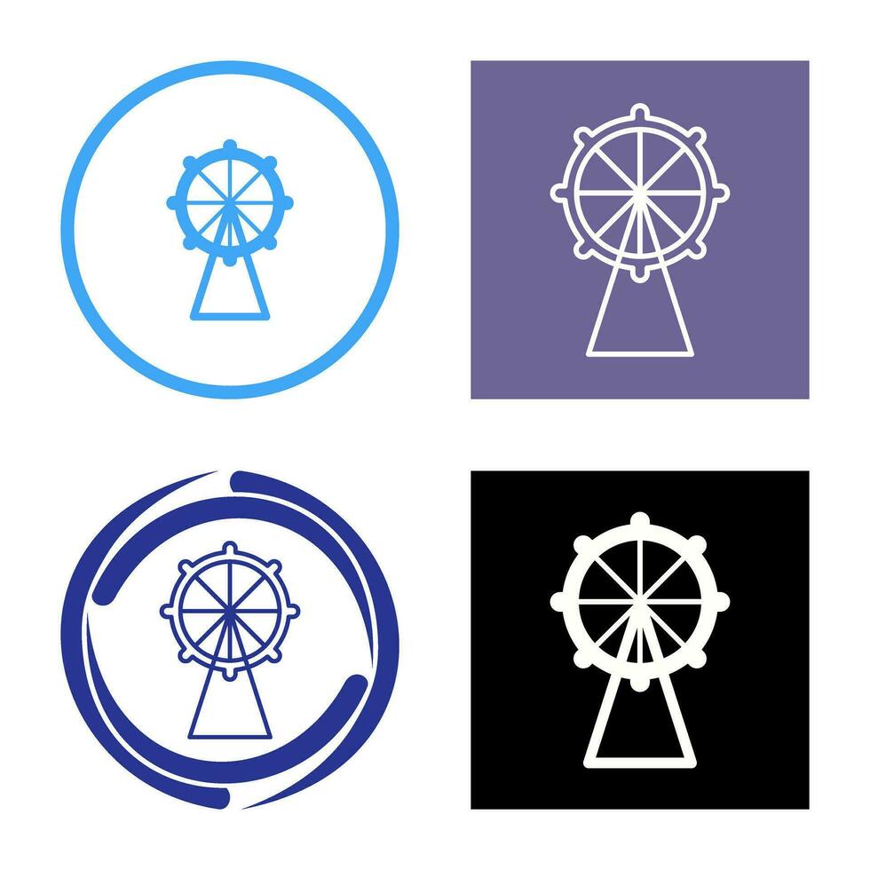 Ferris Wheel Vector Icon