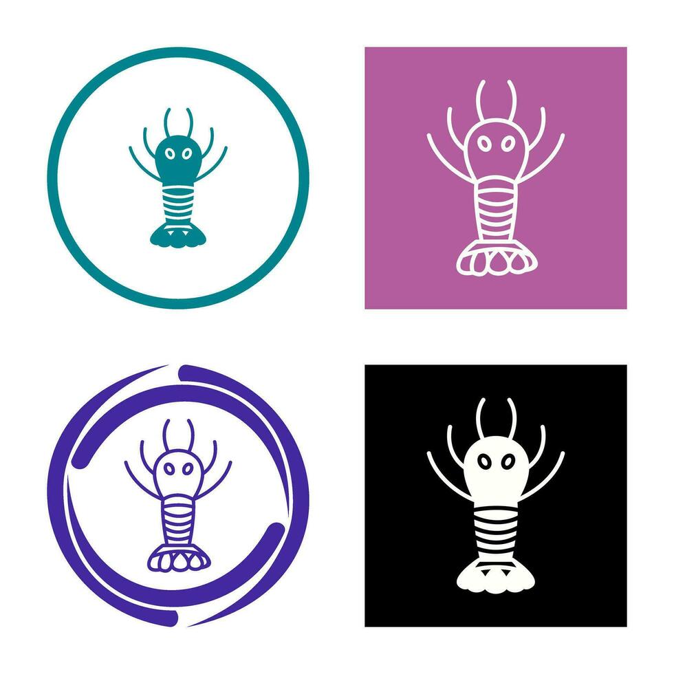 Lobster Vector Icon