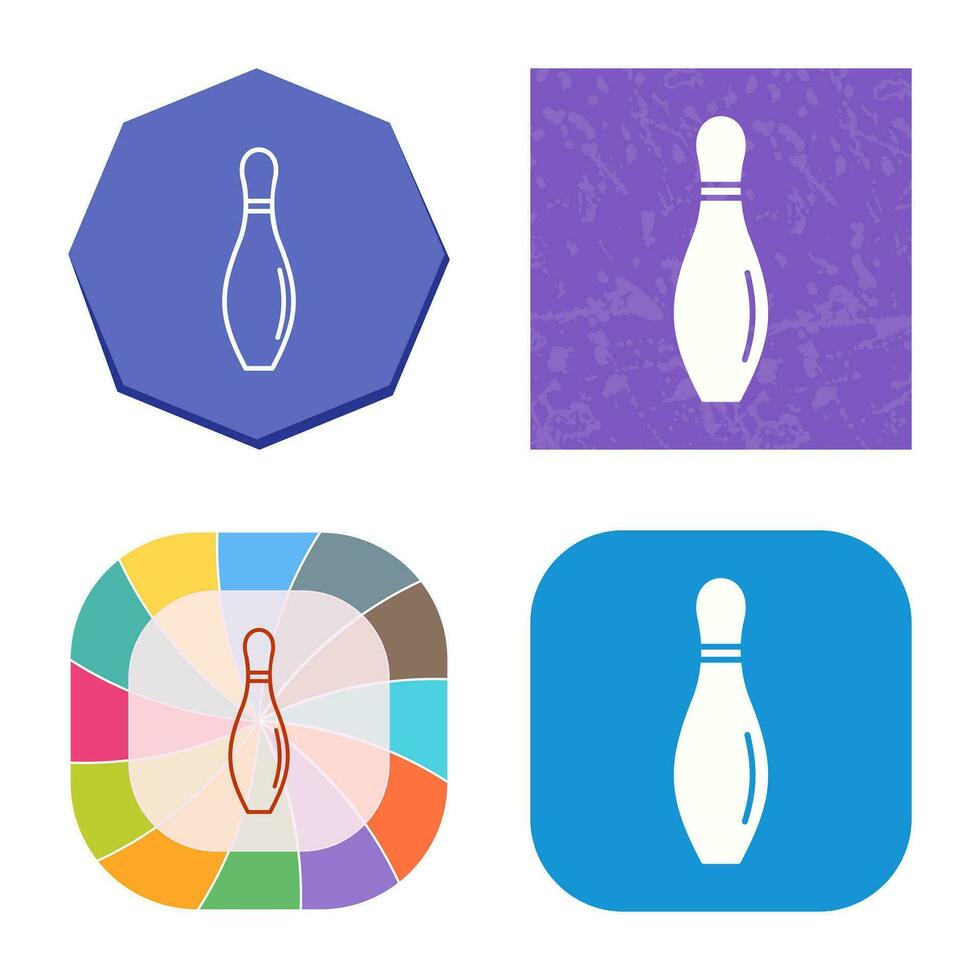 Bowling Pin Vector Icon