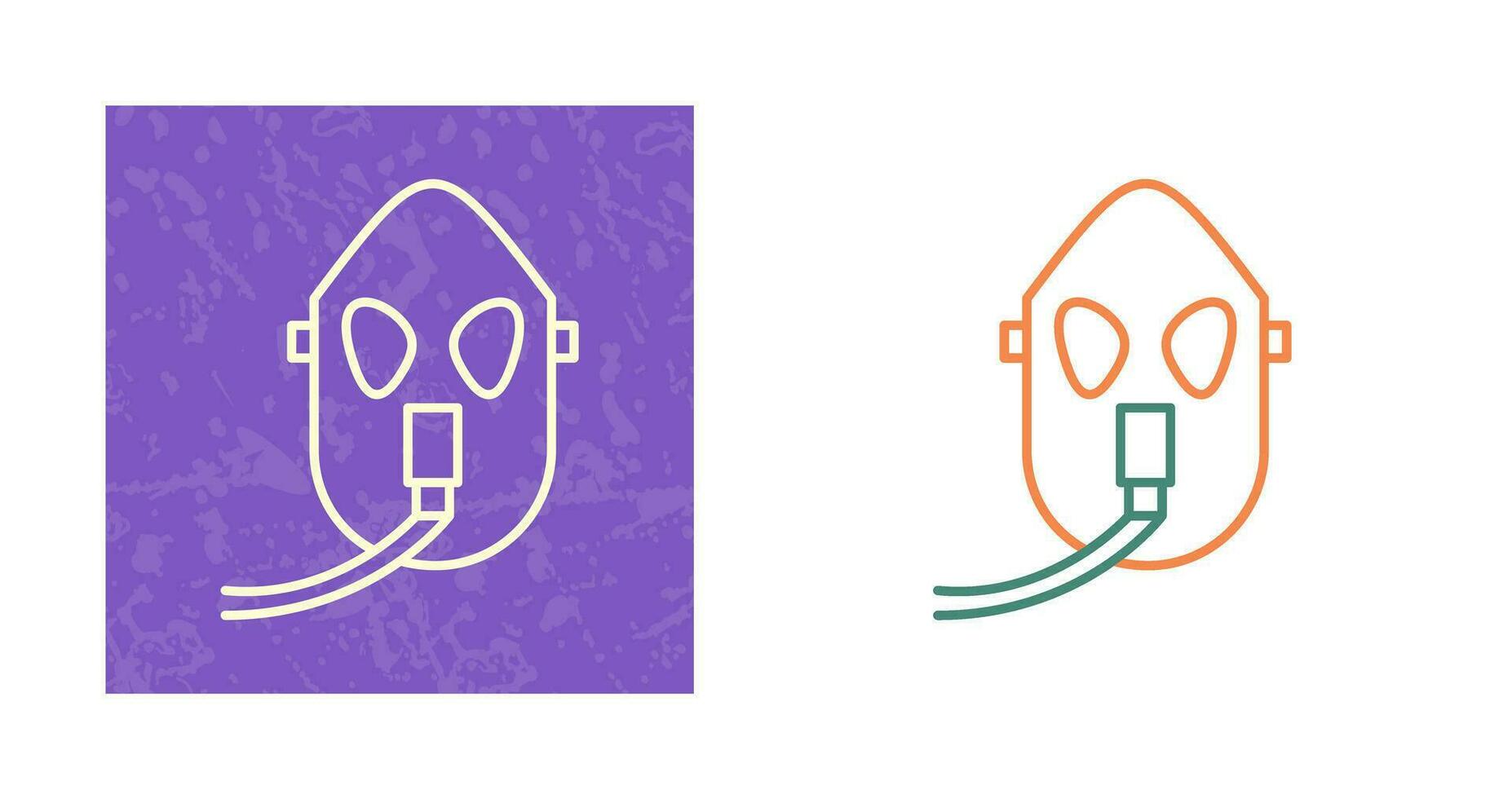 Unique Oxygen Mask Vector Icon