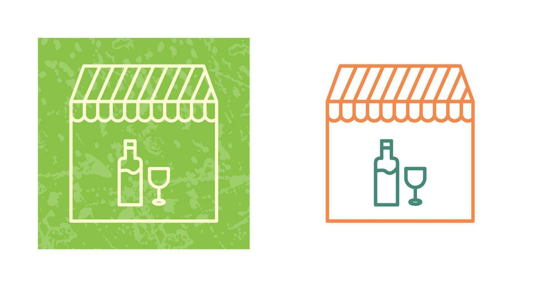 Unique Cafe and Bar Vector Icon