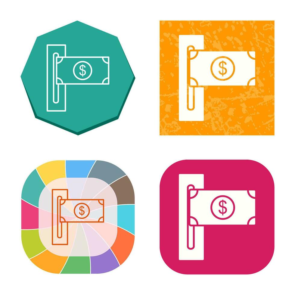 Slot of Bills Vector Icon