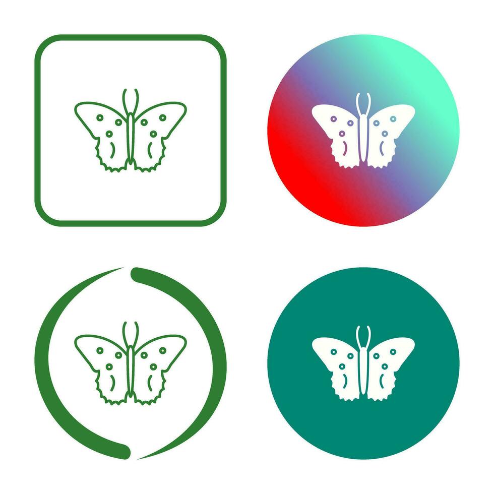 icono de vector de mariposa