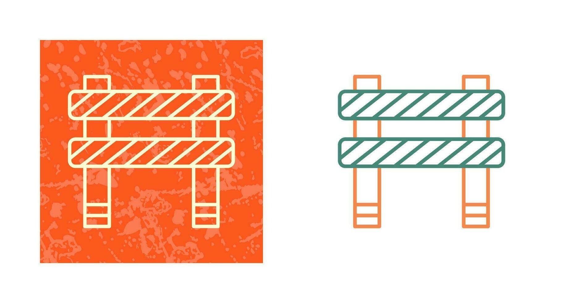 Unique Barrier Vector Icon