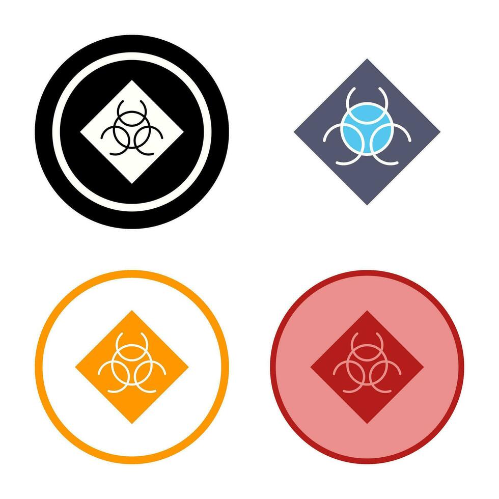 Biological Hazard Vector Icon