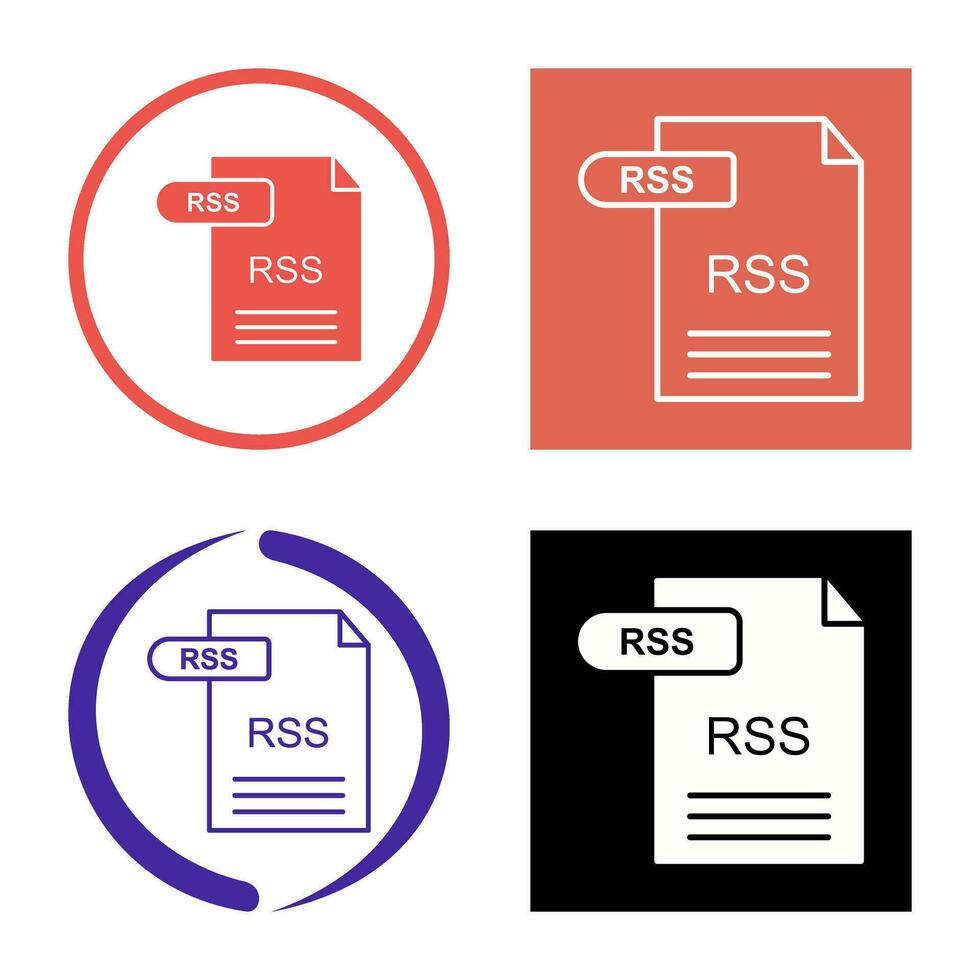 RSS Vector Icon