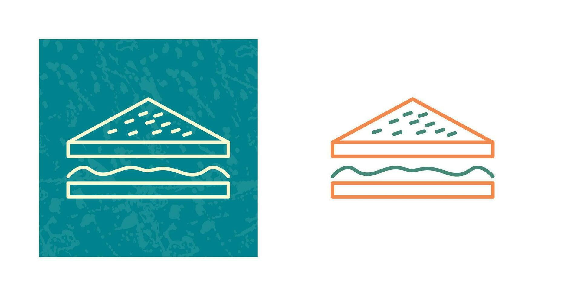 Unique Sandwich Vector Icon