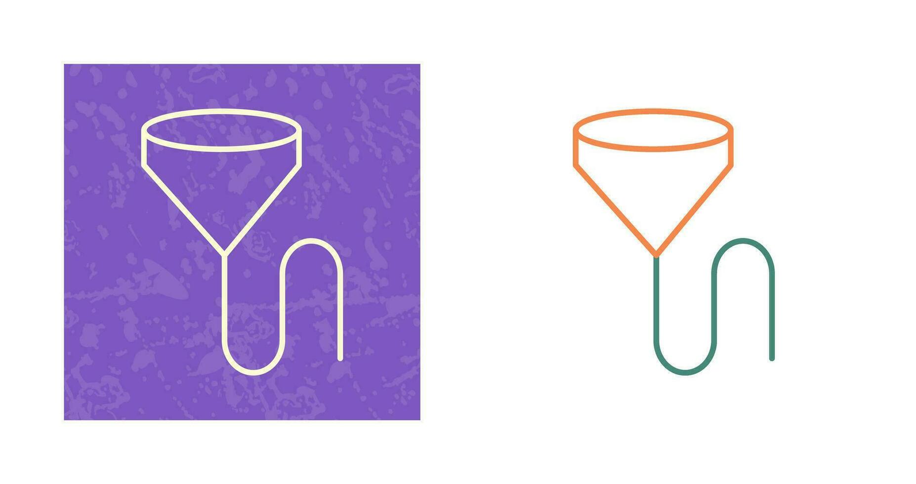 Unique Beer Bong Vector Icon