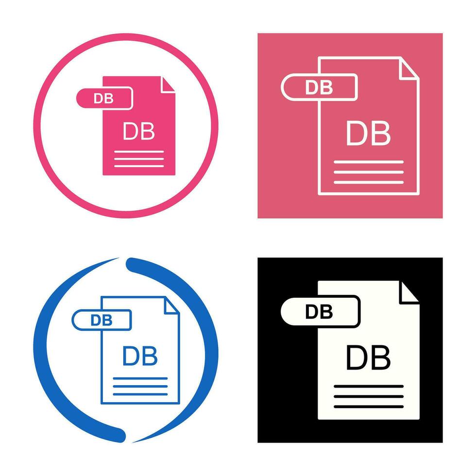 icono de vector de base de datos