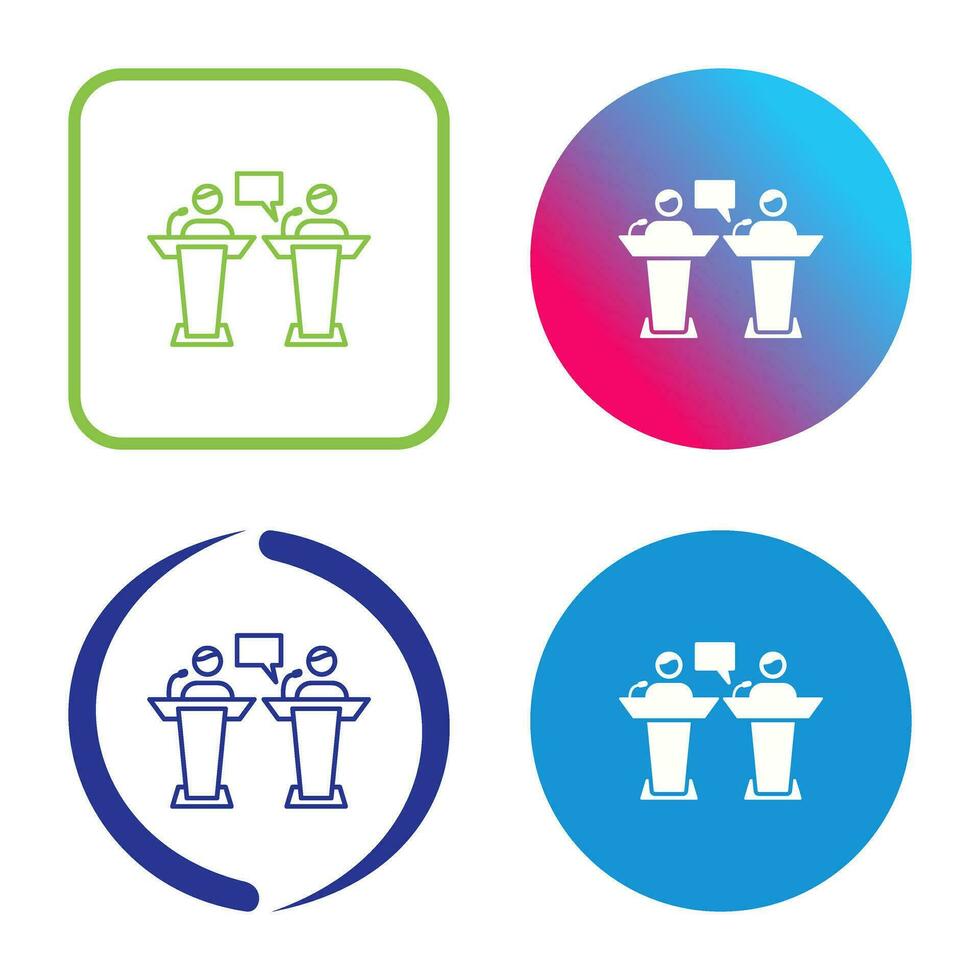Debate Vector Icon