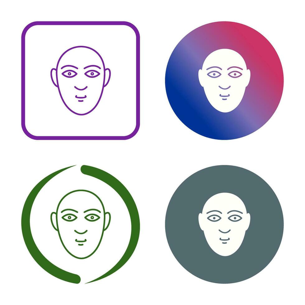 Human Face Vector Icon