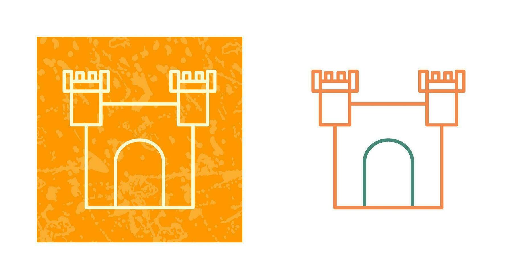 Unique Castle Vector Icon