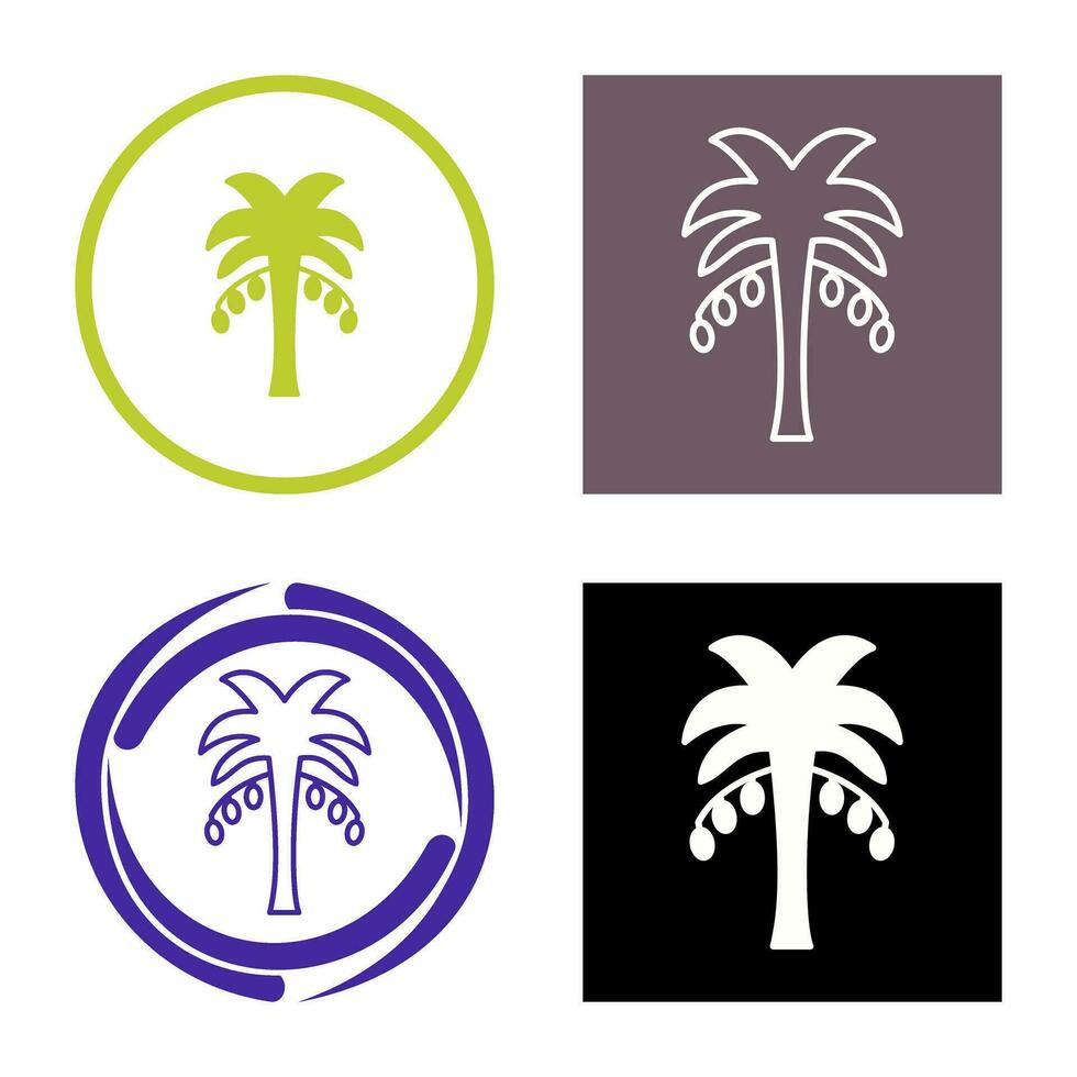 Coconut trees Vector Icon