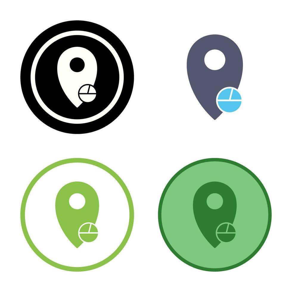 Location Statistics Vector Icon