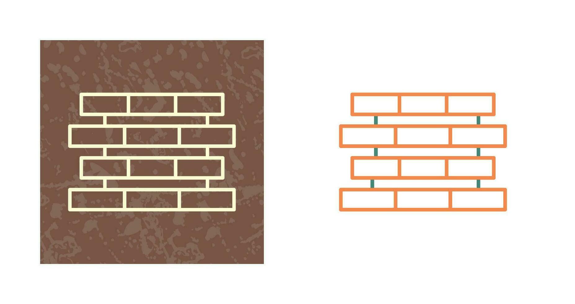 Unique Bricks Vector Icon