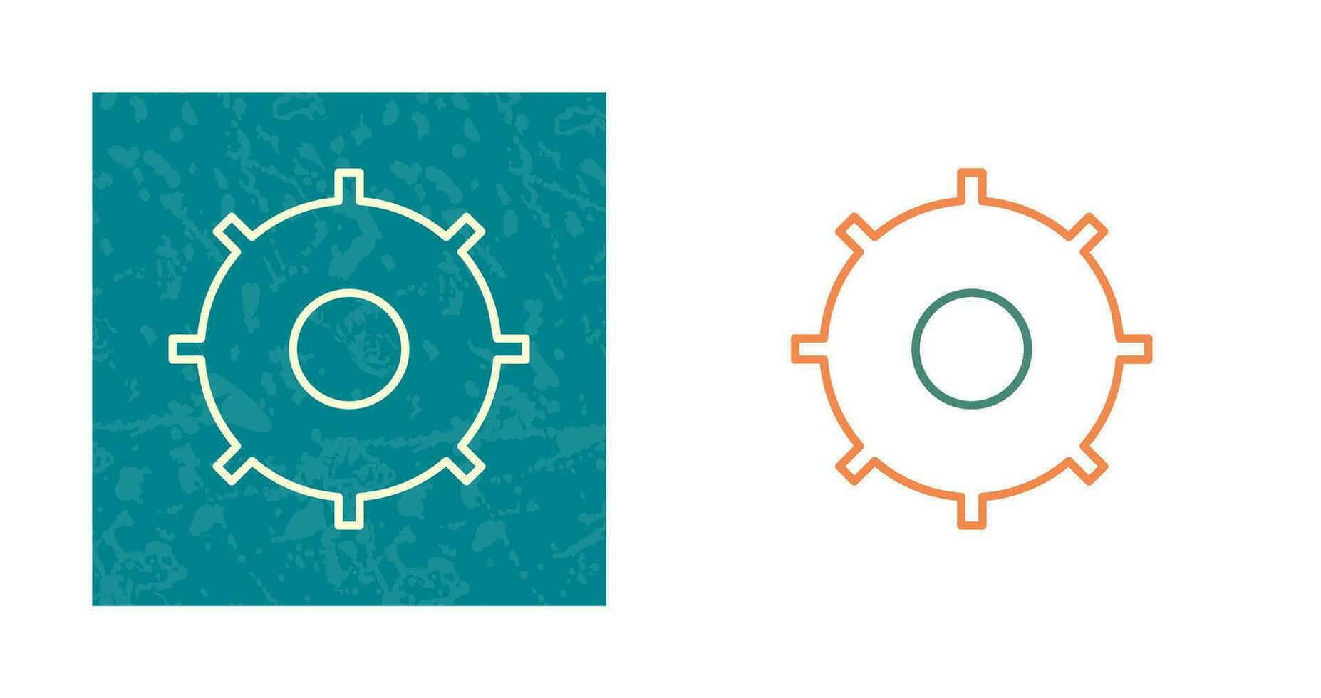 Unique Settings Vector Icon