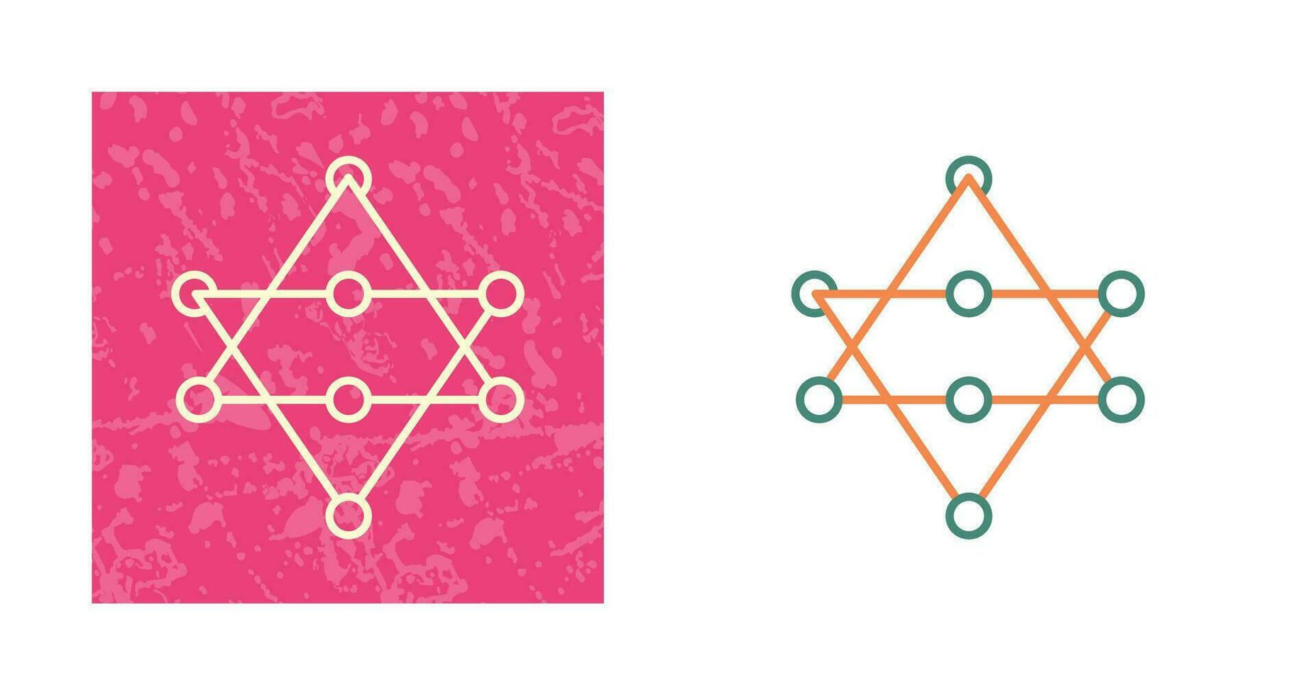 Unique Networks Vector Icon