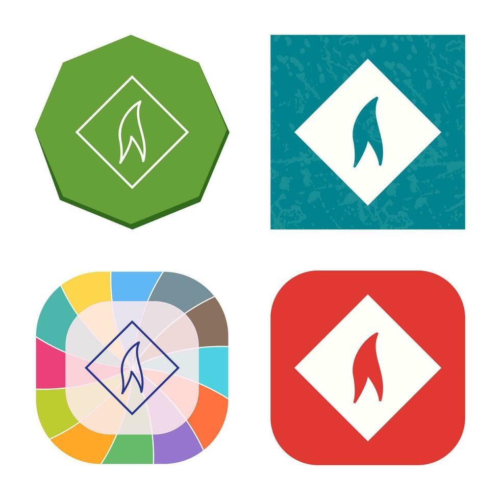 Flammable Material Vector Icon