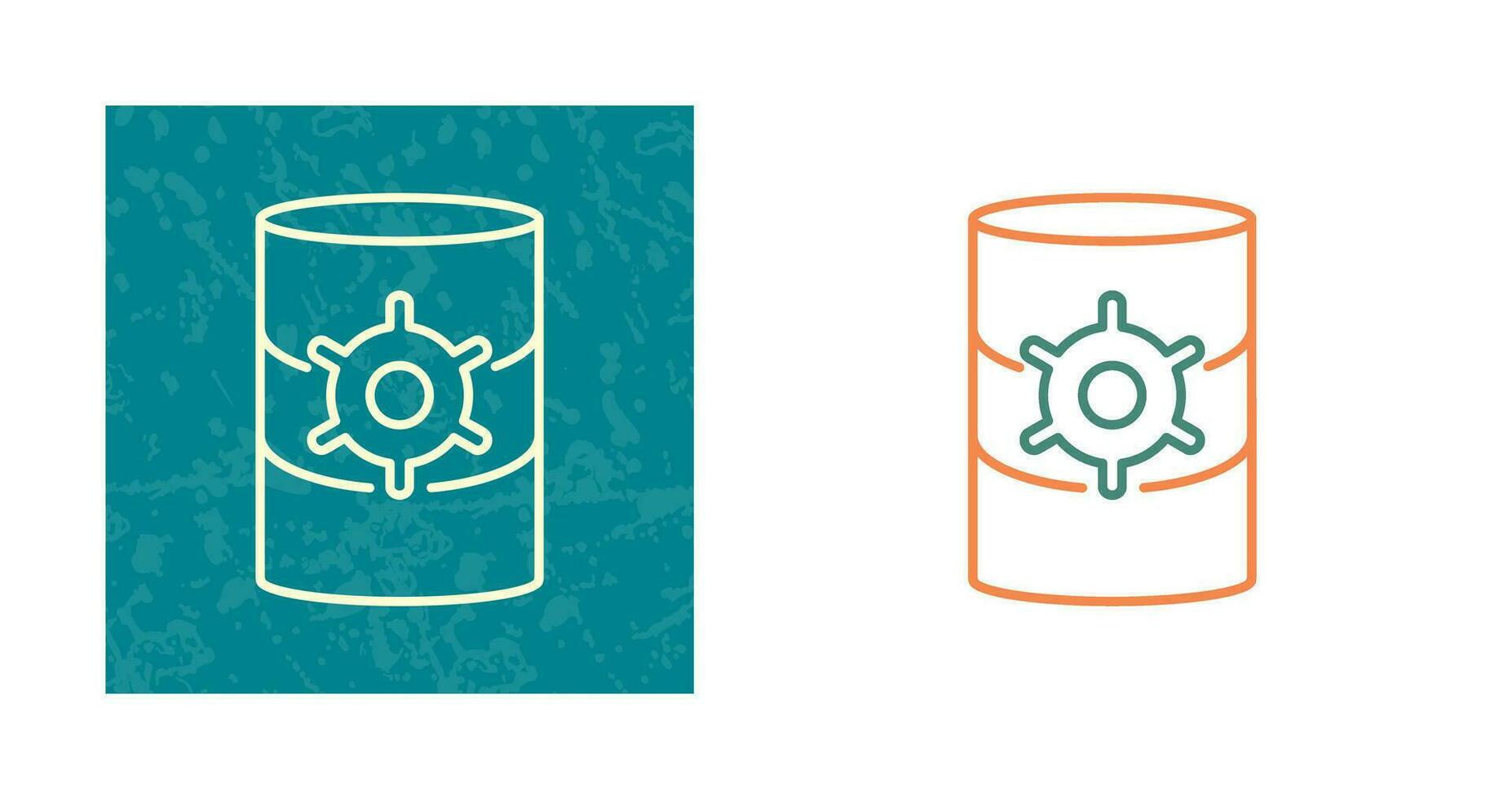 Unique Database Management Vector Icon