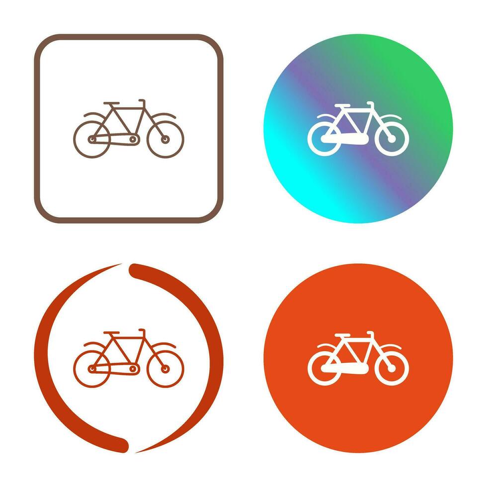 icono de vector de bicicleta