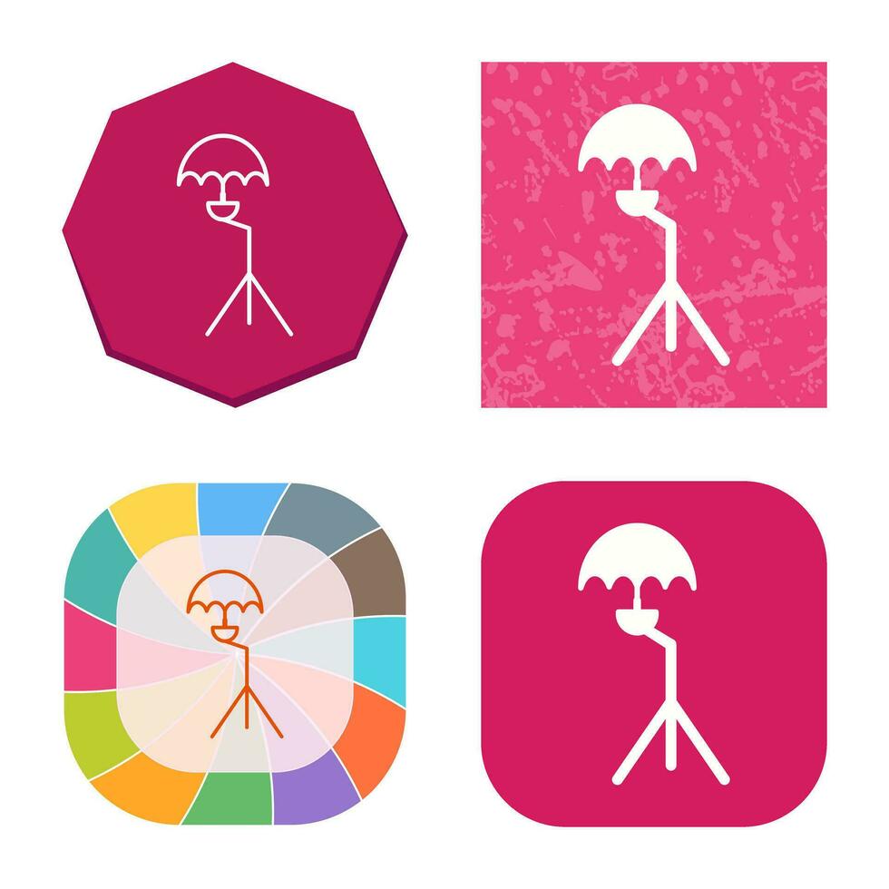 Unique Umbrella Stand Vector Icon